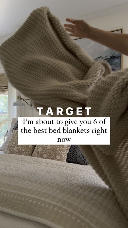 Target bed blankets // Casaluna chunky knit blanket // The blanket in this video is the chunky knit one and is a king size in the natural color  

#LTKsalealert #LTKhome #LTKVideo