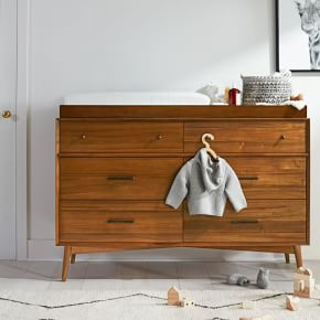 Mid-Century 6-Drawer Changing Table (56") | West Elm (US)
