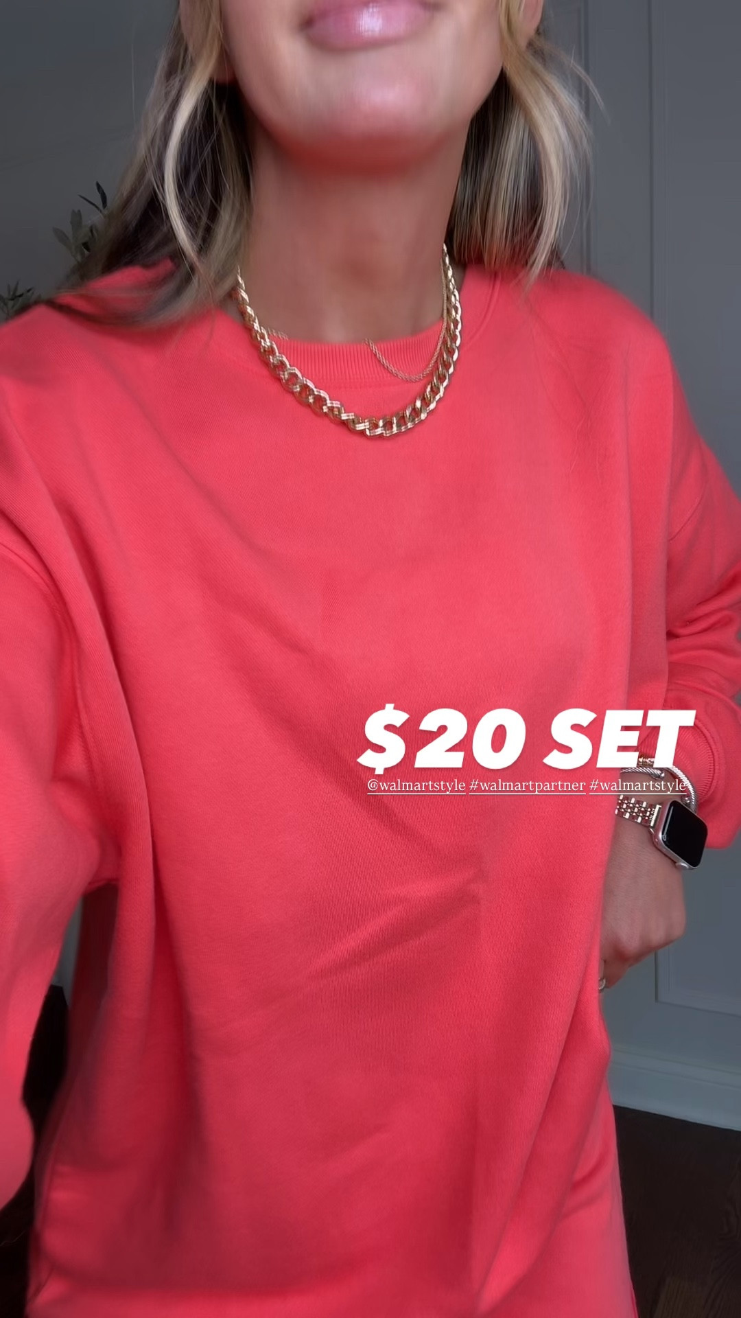 This $20 sweatshirt set from @walmartstyle is SO cute! The perfect spring casual outfit. #walmartpartner #walmartstyle 

#LTKootd #LTKgrwm #LTKTall