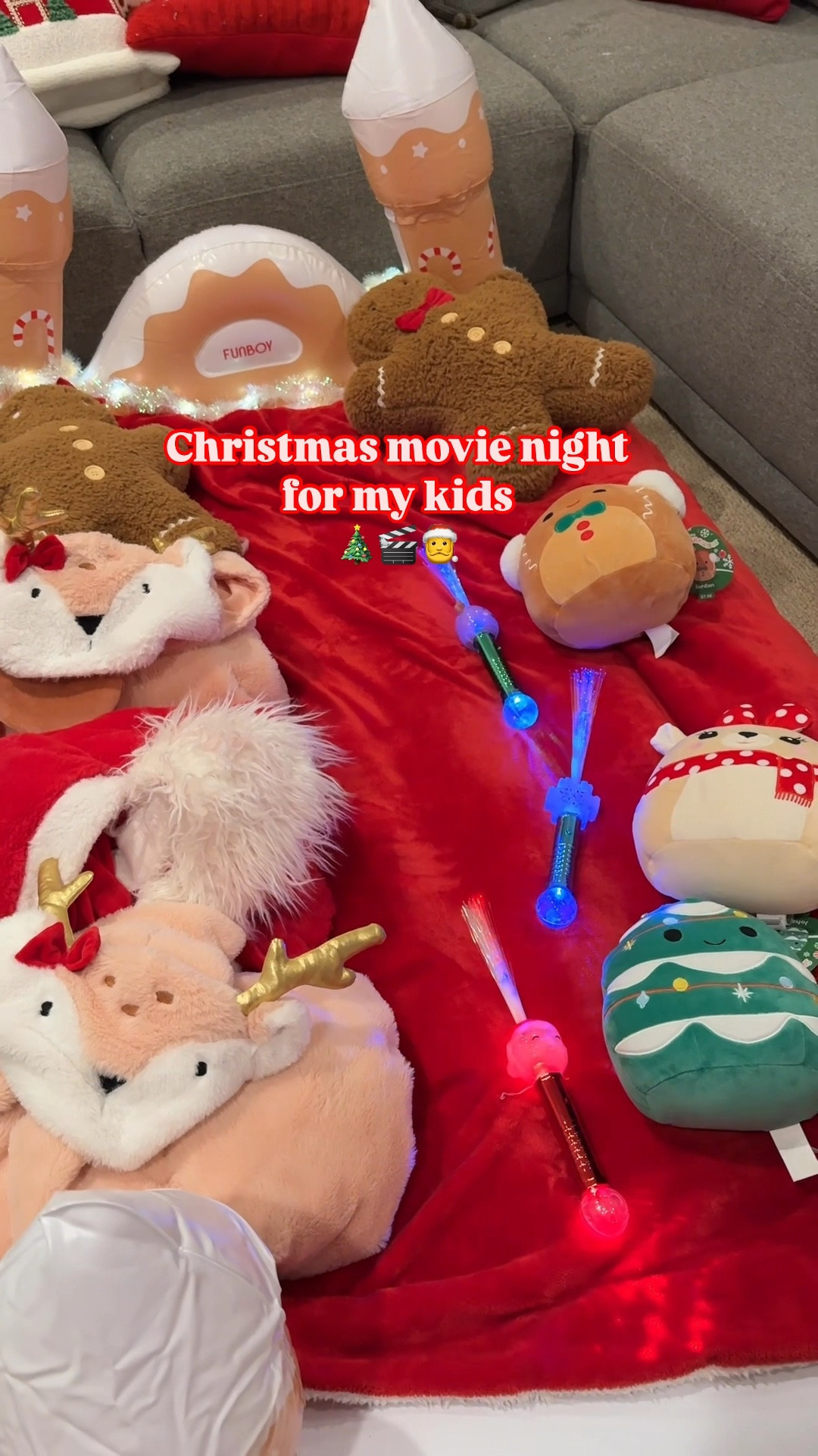 Christmas movie night
We had so much fun with this inflatable bed from fun boy and light up Christmas  wands and of course our Christmas squishmallows 

#LTKFamily #LTKKids #LTKHoliday