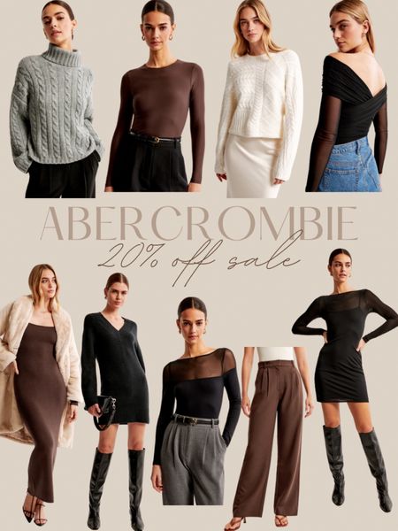 20% almost everything at Abercrombie! Lots of great cozy holiday pieces!

Sweater dress, holiday outfits, holiday parties, holiday party outfit, sweaters 

#LTKsalealert #LTKSeasonal #LTKHoliday