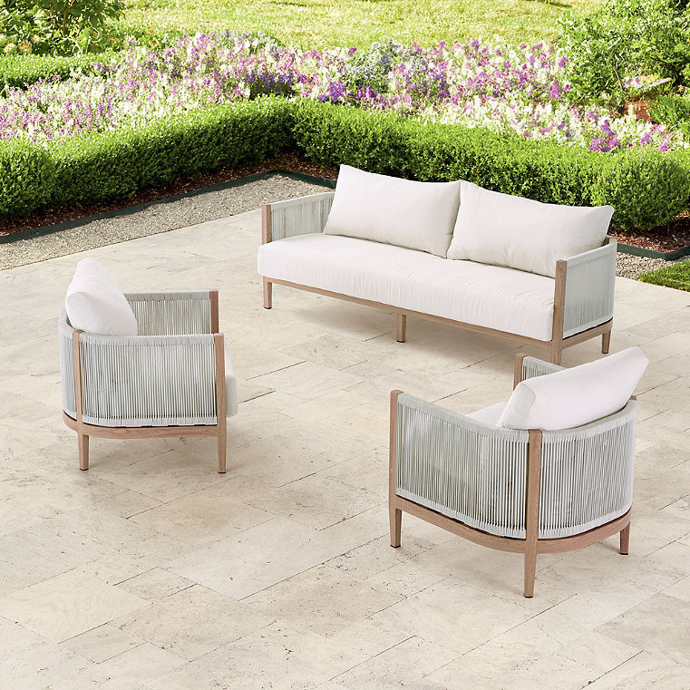 Salina Outdoor Outdoor Sofa Set - Grandin Road | Grandin Road