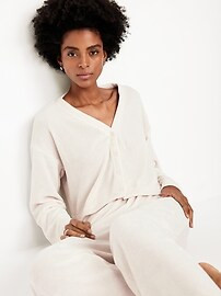 Cozy Chenille Button-Down Top | Old Navy (US)