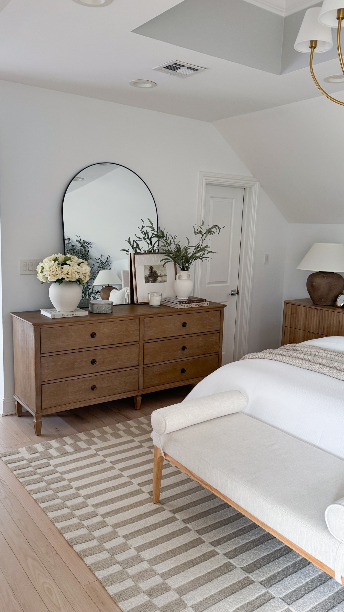 This dresser is one of my favorite Wayfair finds in our bedroom.
The warm wood tone, clean lines, and soft curved edges make it feel timeless yet modern.
It pairs so beautifully with neutrals, and I love how versatile it is, it works just as well styled with florals, frames, or layered books.
Linked everything I used to pull this look together!

#wayfairpartner #wayfair #wayfairfinds #bedroominspo #modernorganicbedroom #neutralbedroom #dresserstyling 

#LTKStyleTip #LTKHome