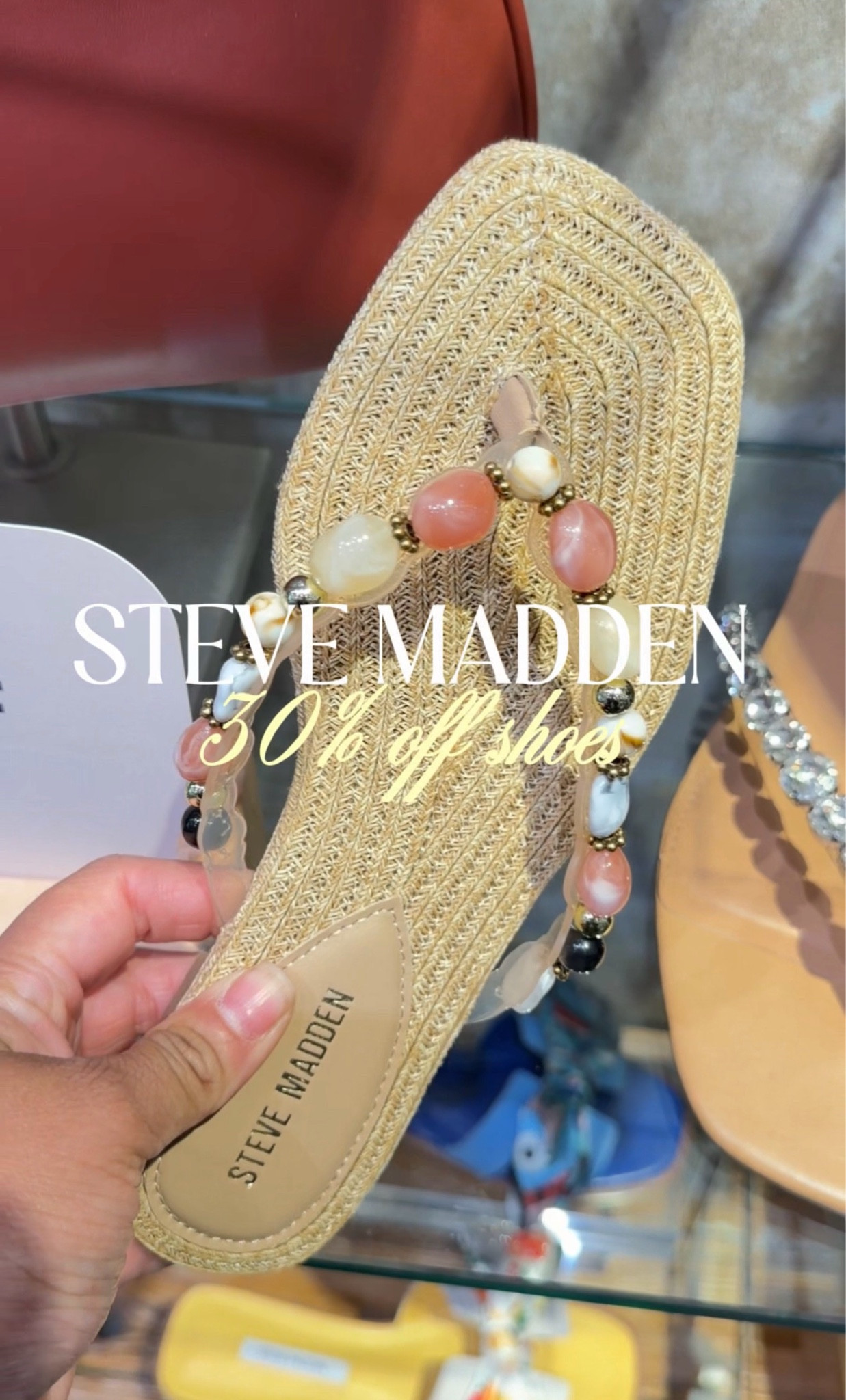 Summer shoe alert! ☀️👡 These Steve Madden sandals are the perfect mix of chic, comfy, and effortless for summer — and they’re ON SALE! Whether you’re styling them with denim shorts, dresses, linen sets, or everyday mom-life outfits, these versatile sandals instantly elevate any look. If you’re looking for trendy summer shoes, comfortable sandals, or designer-inspired styles without the splurge, these Steve Madden finds are a must-have for your warm weather wardrobe! #SteveMadden #SummerShoes #Sandals #LTKStyle #SaleFinds #SummerFashion

Steve Madden is currently featuring seasonal sandal styles and sale picks for summer shopping

#LTKootd #LTKstorytime #LTKSaleAlert
