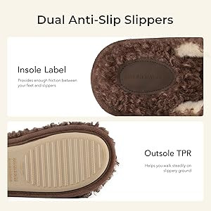 Snug Leaves Women's Scuff Slippers Furry Cute Curly Faux Wool Slip-on Indoor Memory Foam House Sh... | Amazon (US)