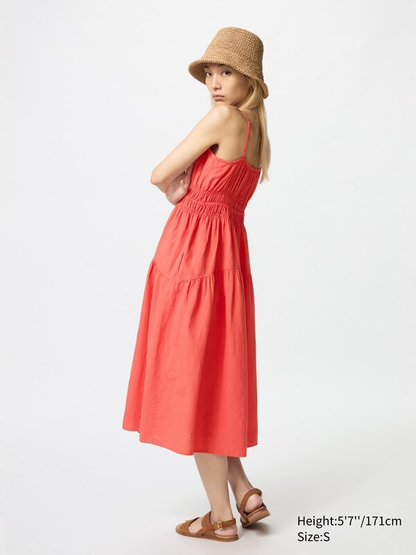 Linen Blend Camisole Dress | UNIQLO (US)