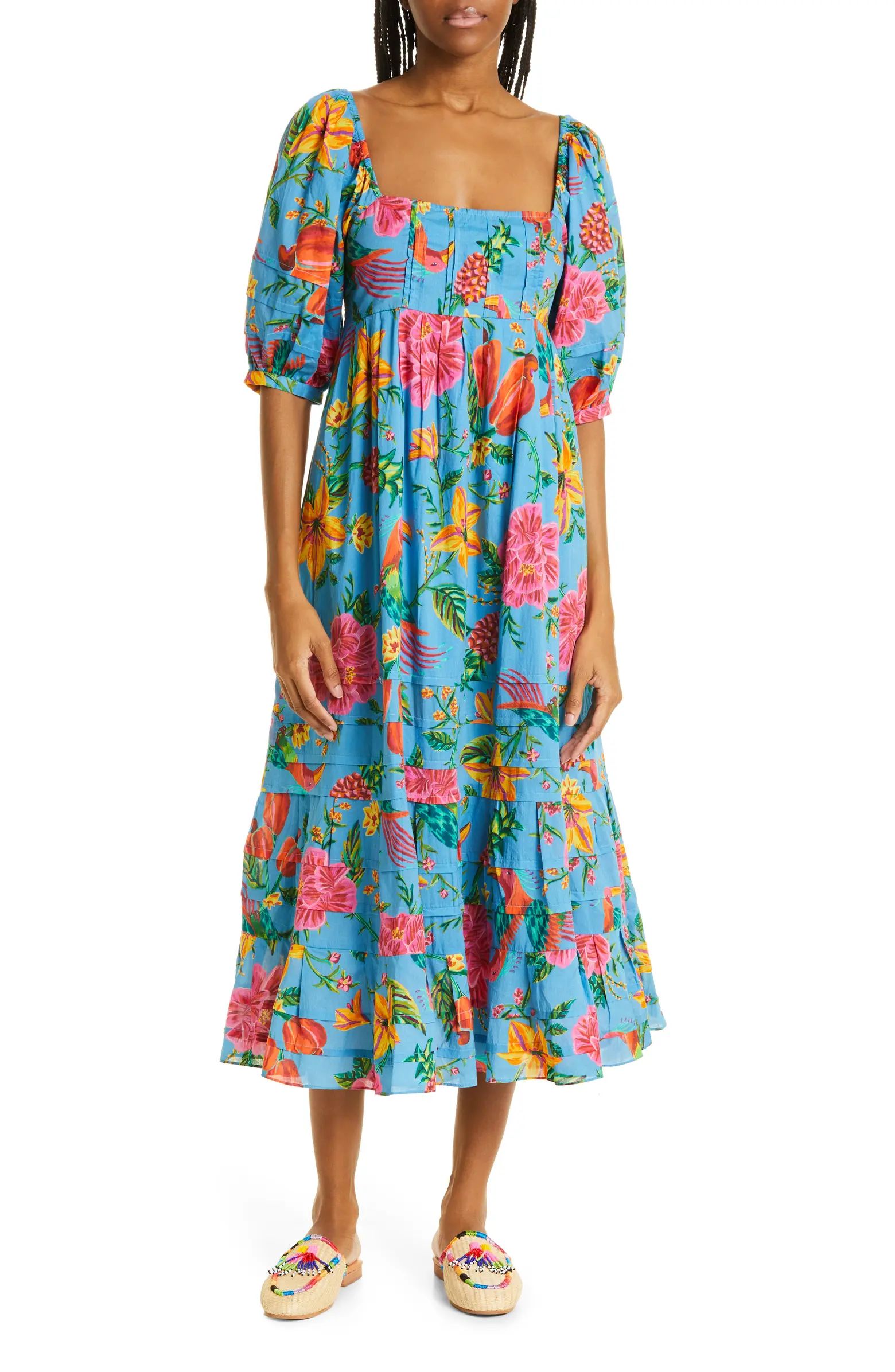 Toucans Garden Midi Dress | Nordstrom