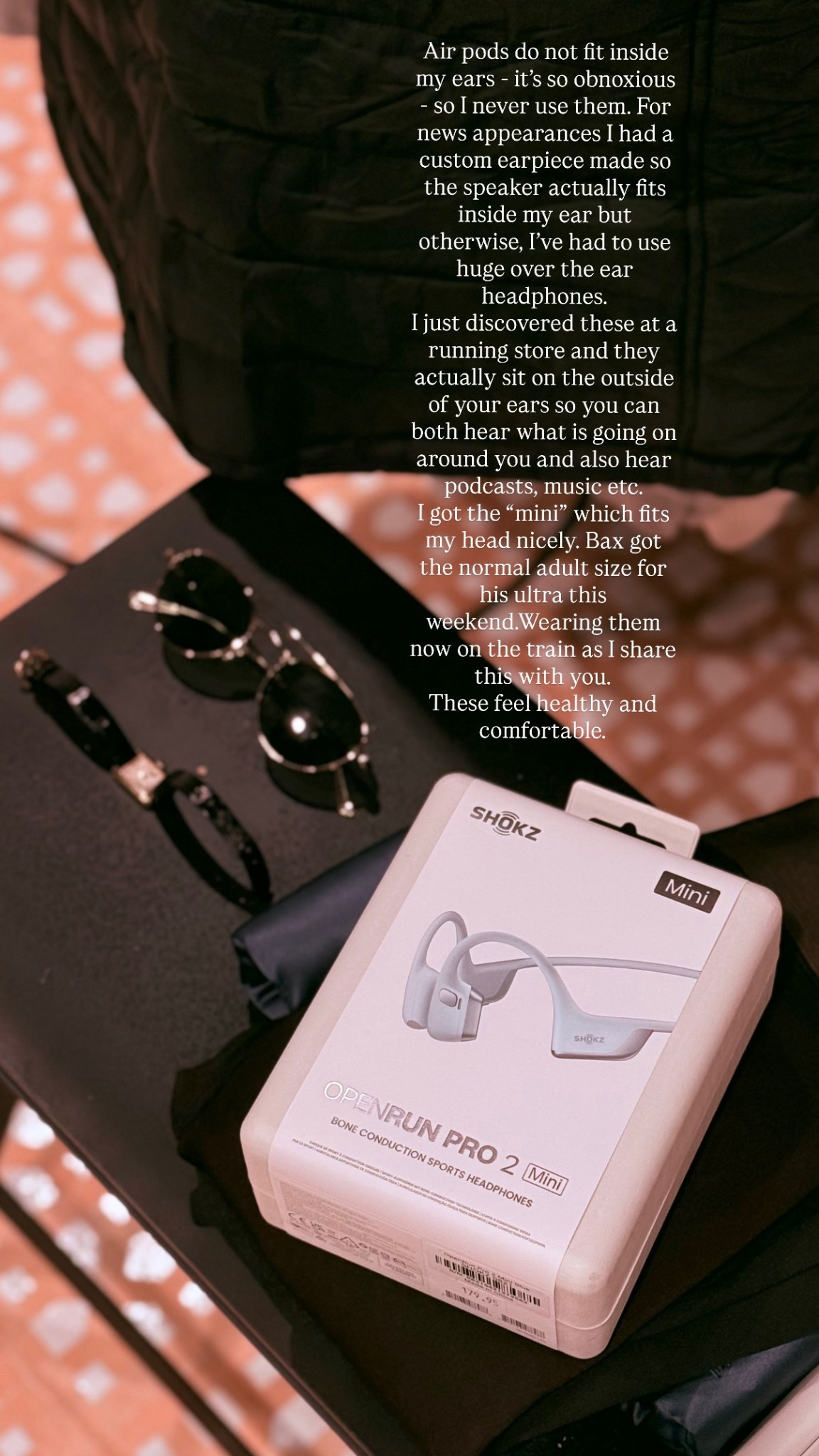 These fit so nicely around my neck and my ears and are a healthier choice for your ears- plus you can still hear what is happening around you! 

#LTKWorkwear #LTKTravel #LTKU