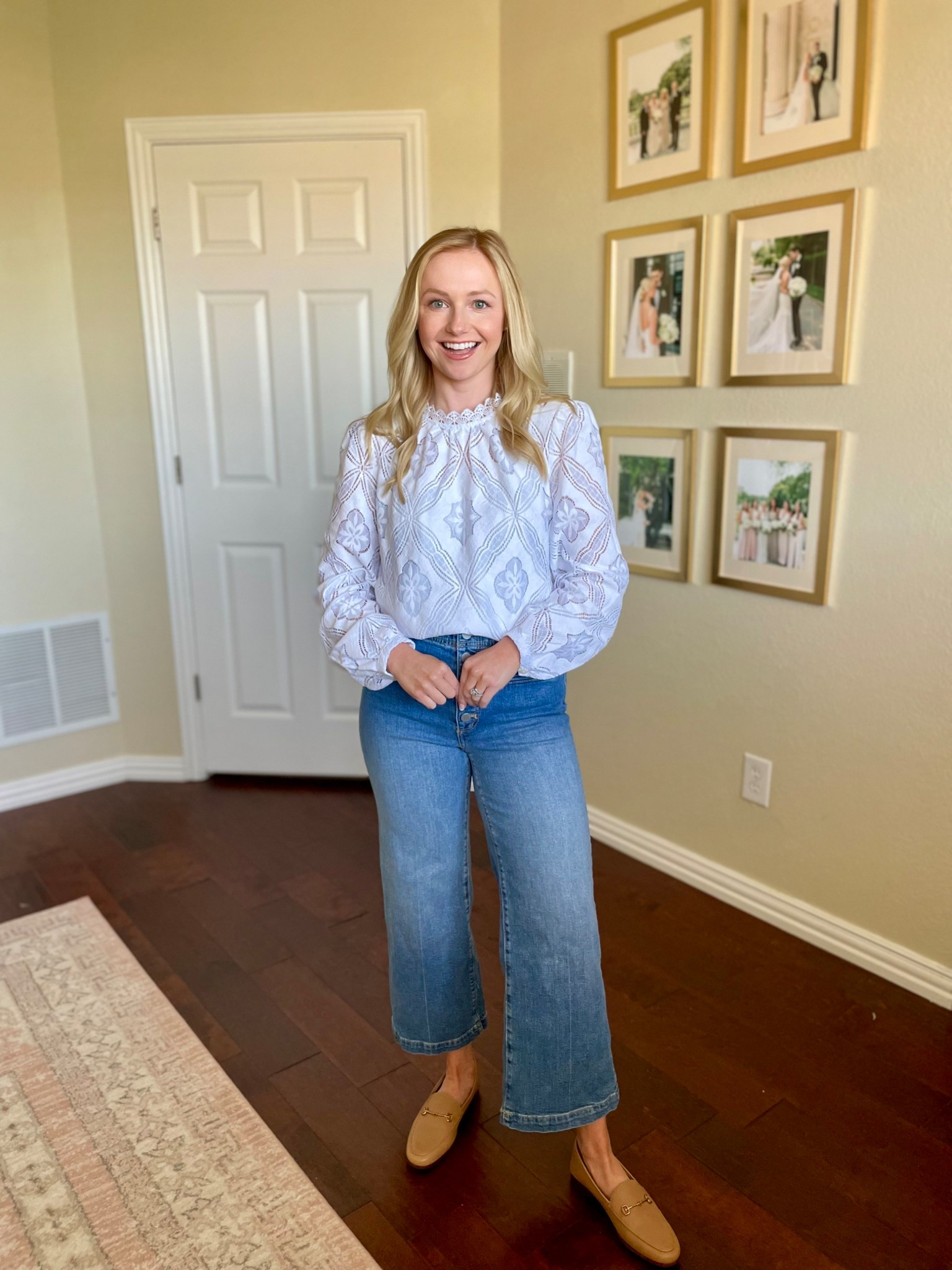 Absolutely love this pretty eyelet top for spring! Wearing an XS regular 

#LTKPetite #LTKSeasonal #LTKStyleTip