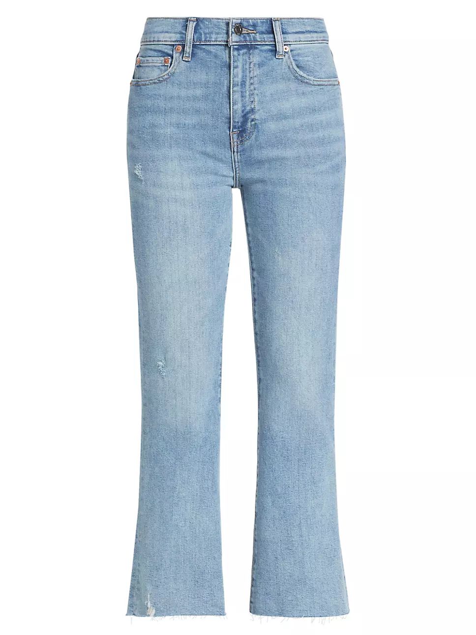 Lennon High-Rise Crop Boot-Cut Jeans | Saks Fifth Avenue