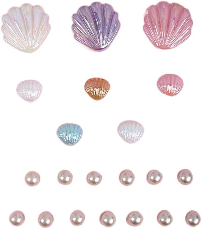 HomeSoGood 21PCS Bling Shoe Charms Jewelry Shoe Decoration,Fashion Crystal Pearl Cute Starfish Se... | Amazon (US)