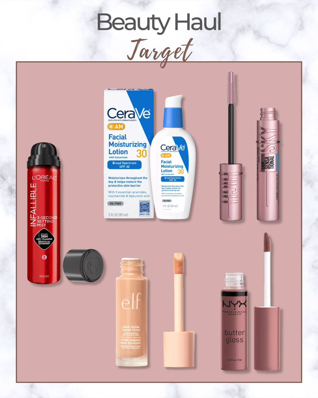 My recent beauty haul from Target! Don't miss out on these affordable must-haves!  

 

#LTKFindsUnder50 #LTKBeauty