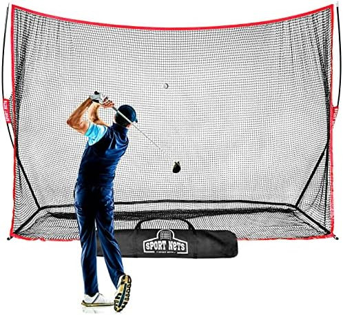 Heavy Duty Golf Hitting Net for Indoor or Backyard Golf Driving Practice - 10x7 feet Hitting Net ... | Amazon (US)