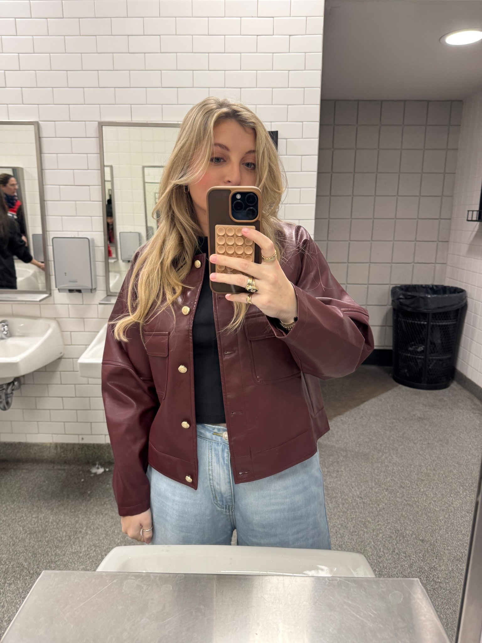 Leather jacket for the winter!! 

#LTKdayinmylife #LTKFindsUnder50 #LTKMidsize