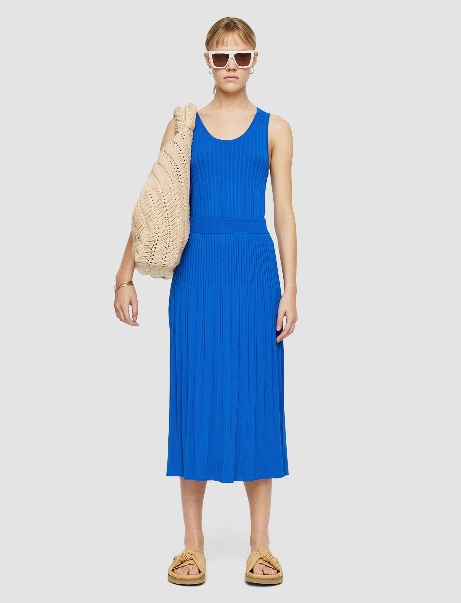 Viscose Ribbed Knitted Skirt | Joseph