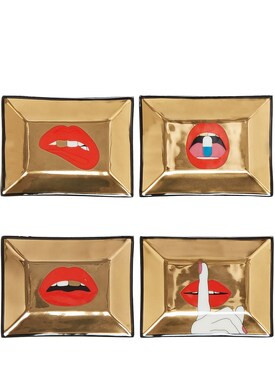 Jonathan Adler - Set of 4 petite full dose trays - Gold | Luisaviaroma | Luisaviaroma