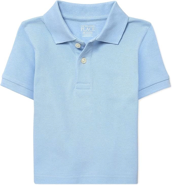 The Children's Place Baby Boys' and Toddler Short Sleeve Pique Polo | Amazon (US)