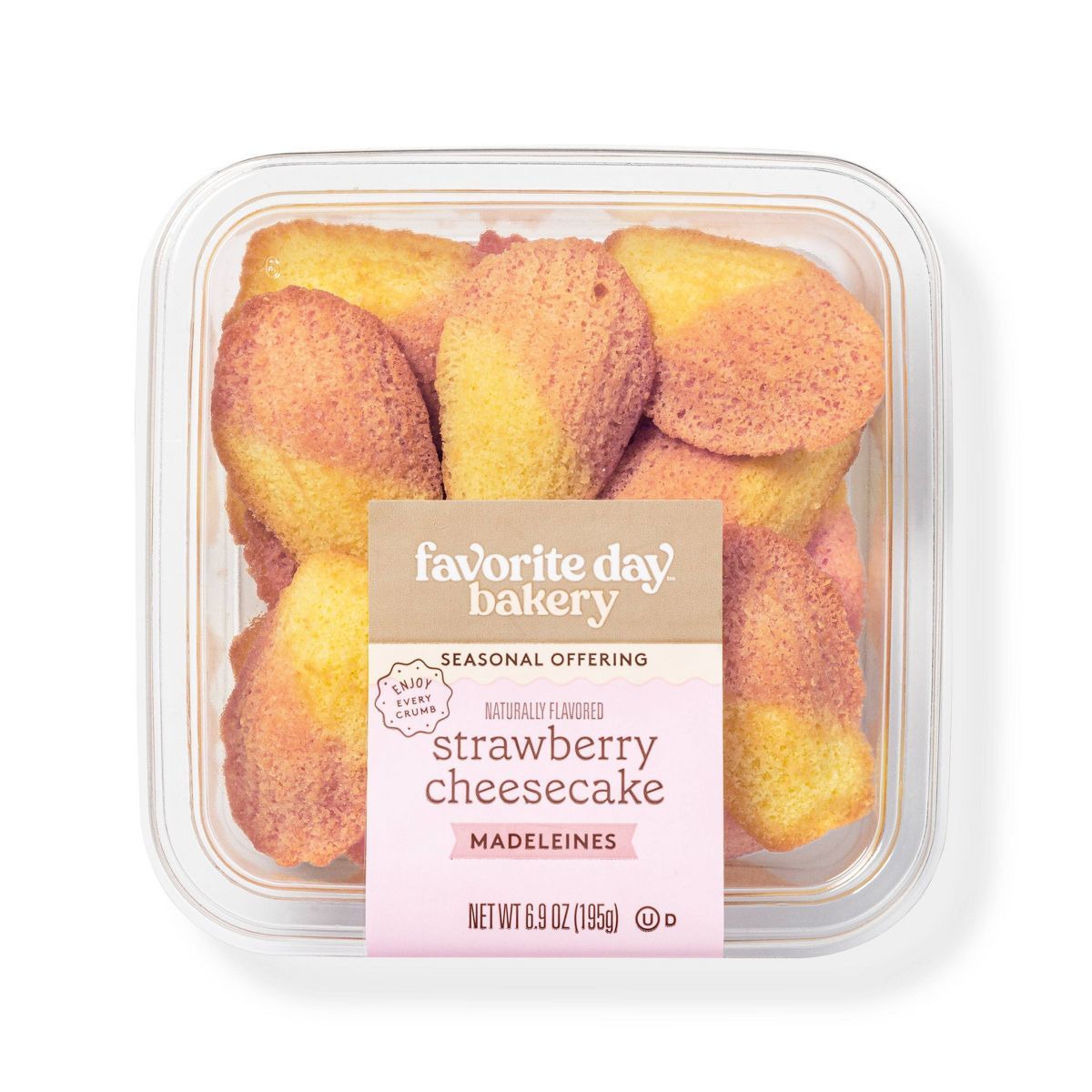 Strawberry Cheesecake Madeleines - 6.9oz/11ct - Favorite Day™ | Target