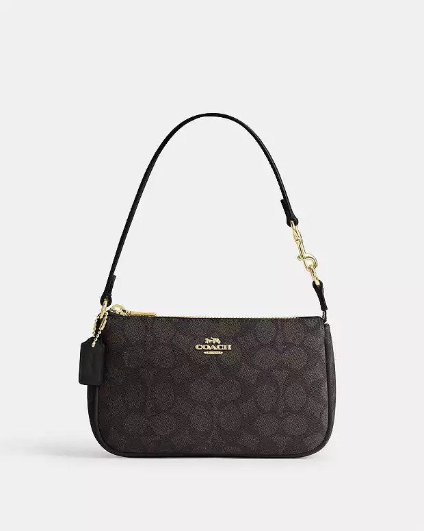Nolita 19 In Signature CanvasRating4.7$119(37% off)Comparable Value$188Color: Gold/Walnut/Black | Coach Outlet US