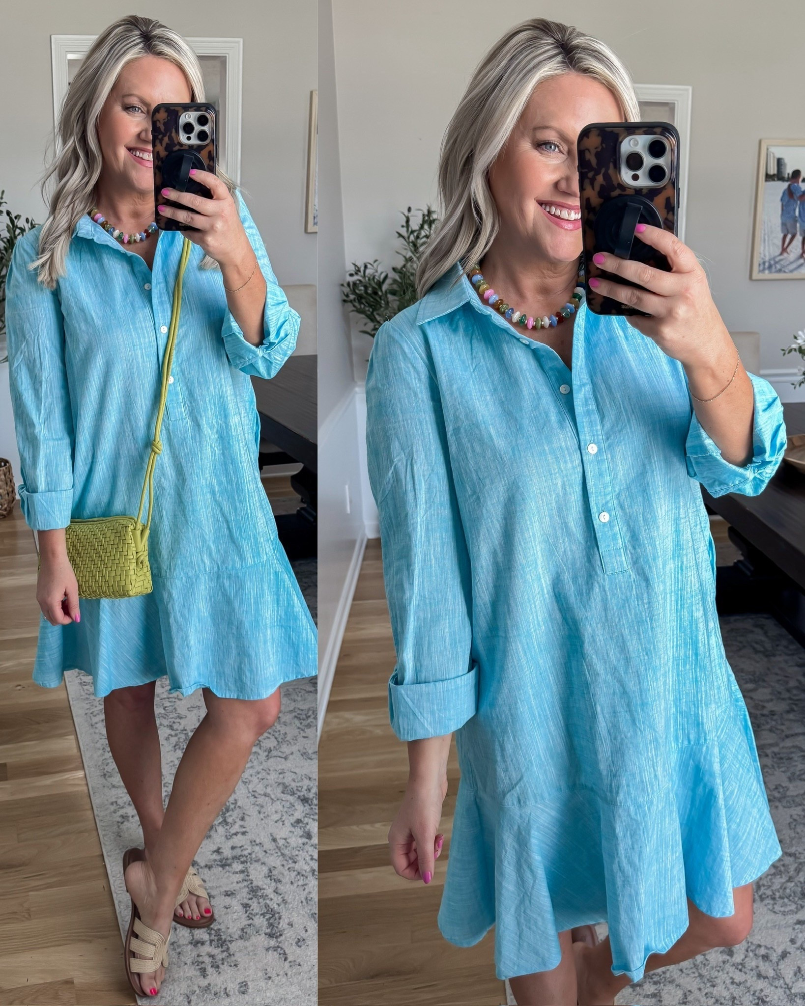 This is the kind of easy summer dress you’ll reach for again and again. Lightweight, breezy, and the perfect relaxed fit that still looks polished. Throw it on with sandals for everyday or dress it up with accessories for a cute, effortless look.

blue summer dress casual dress outfit easy summer outfit breezy dress everyday style vacation outfit lightweight dress relaxed fit summer look lovelylifestyling 

#LTKSeasonal #LTKTravel #LTKootd