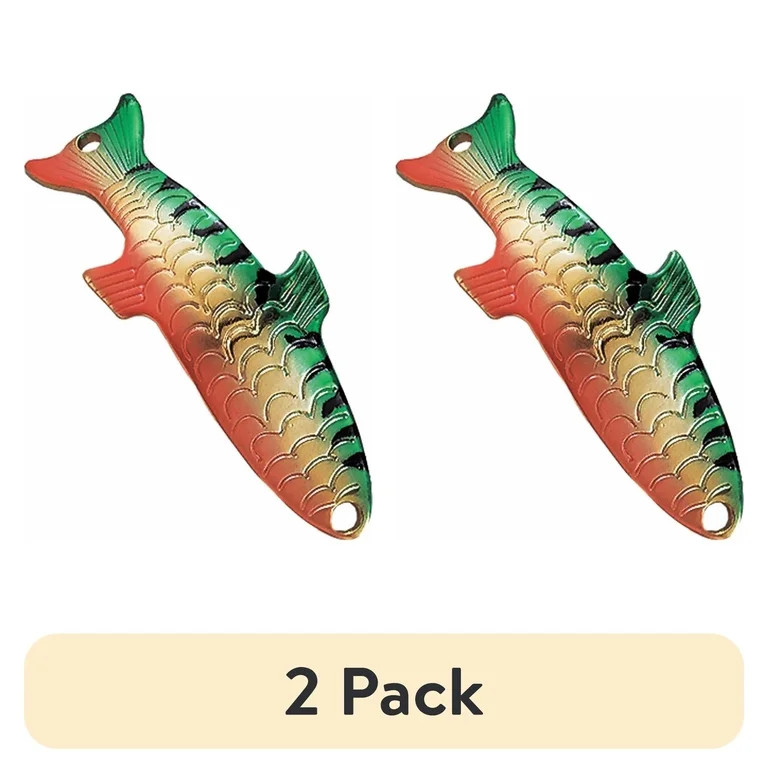 (2 pack) Acme Tackle Phoebe, Fishing Lure Spoon, 1/12 oz., Metallic Perch | Walmart (US)