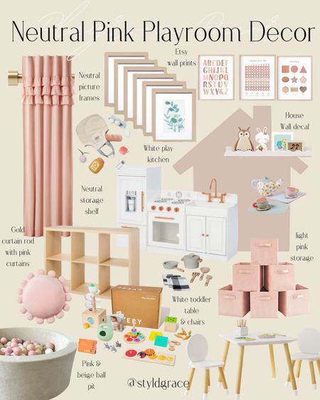 Neutral pink playroom decor 🎀🤍 All of Londyns big playroom items are linked!

Toddler playroom, baby girl playroom, kids playroom, playroom organization, toddler girl playroom, girl playroom, neutral playroom, pink playroom, toddler toys, toddler ballpit, toddler table, playroom decor, playroom decor inspo, playroom inspiration, Etsy playroom finds, amazon playroom organization, Amazon playroom decor 

#LTKkids #LTKhome #LTKbaby