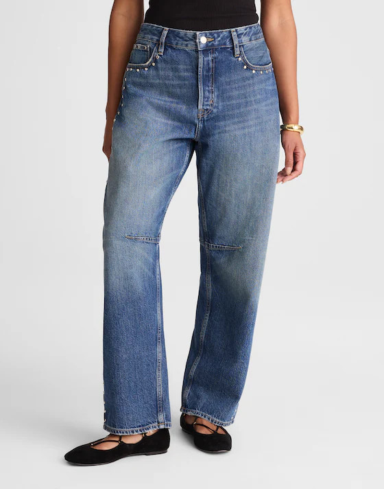 The Curvy Darted Barrel-Leg Jean | Madewell