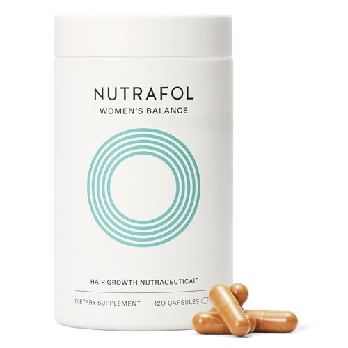 Nutrafol Women's Balance Hair Growth Supplements, Ages 45 and Up, Clinically Proven for Visibly Thicker Hair and Scalp Coverage, Dermatologist Recommended - 1 Month Supply | Amazon (US)