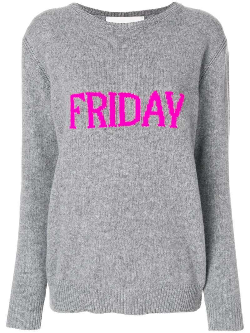 Alberta Ferretti - Friday jumper - women - Cashmere/Virgin Wool - 42, Grey, Cashmere/Virgin Wool | FarFetch US