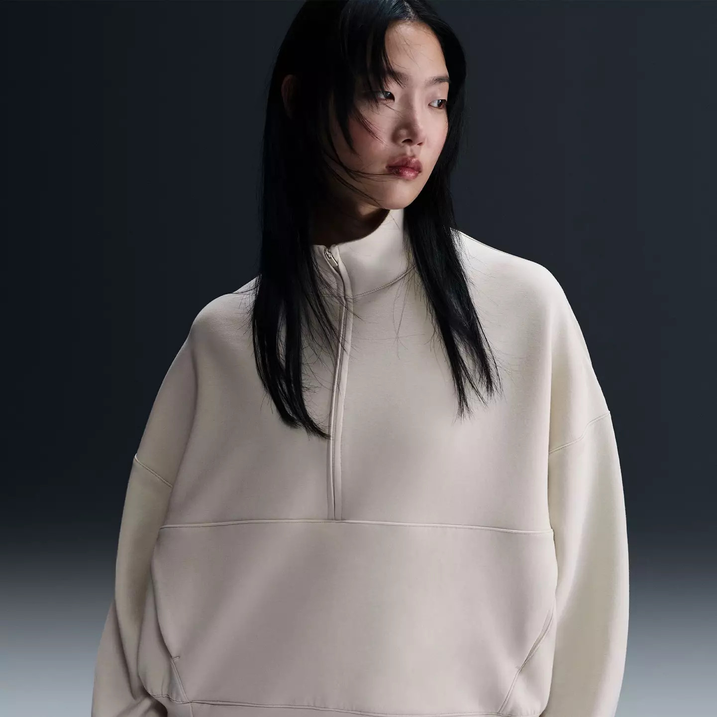 Nike Women's 24.7 ImpossiblySoft Oversized 1/2 Zip Sweatshirt | DICK'S Sporting Goods