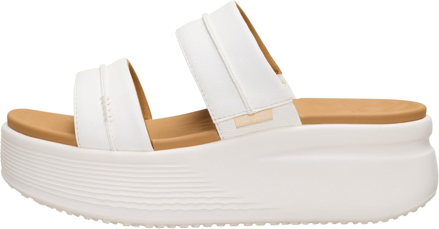 HEYDUDE Women's Austin Slide Classic Platform Sandal | EVA Footbed | Amazon (US)