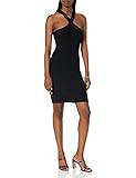 The Drop Women's Brunia Halter Mini Sweater Dress, Black, L | Amazon (US)