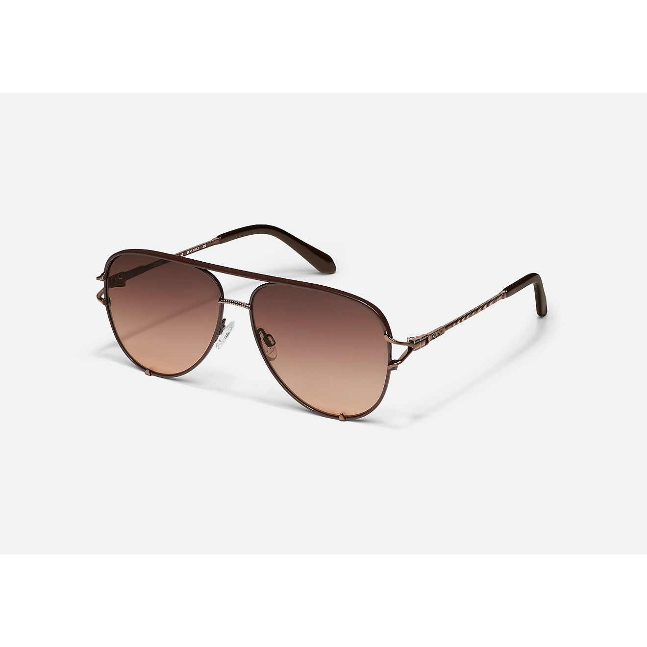 QUAY High Key Twist Aviator Sunglasses | Academy Sports + Outdoors