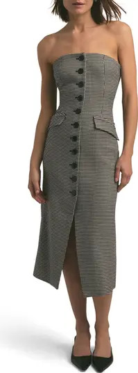 The Phoebe Strapless Midi Dress | Nordstrom