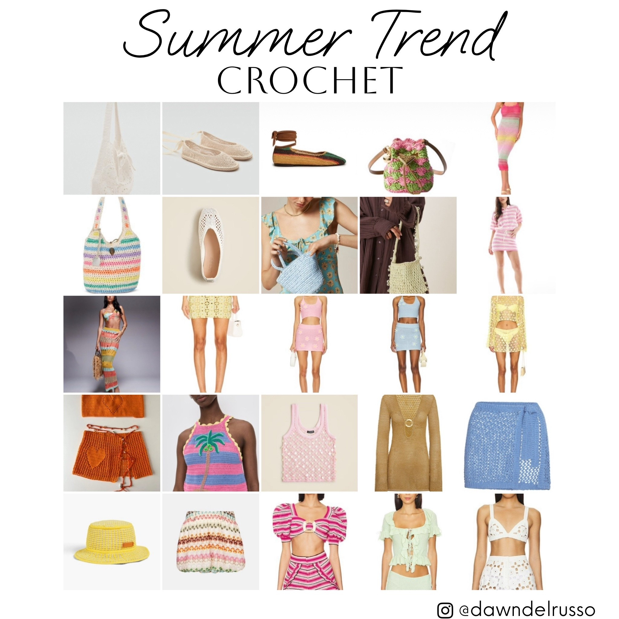 Summer trend crochet everything 