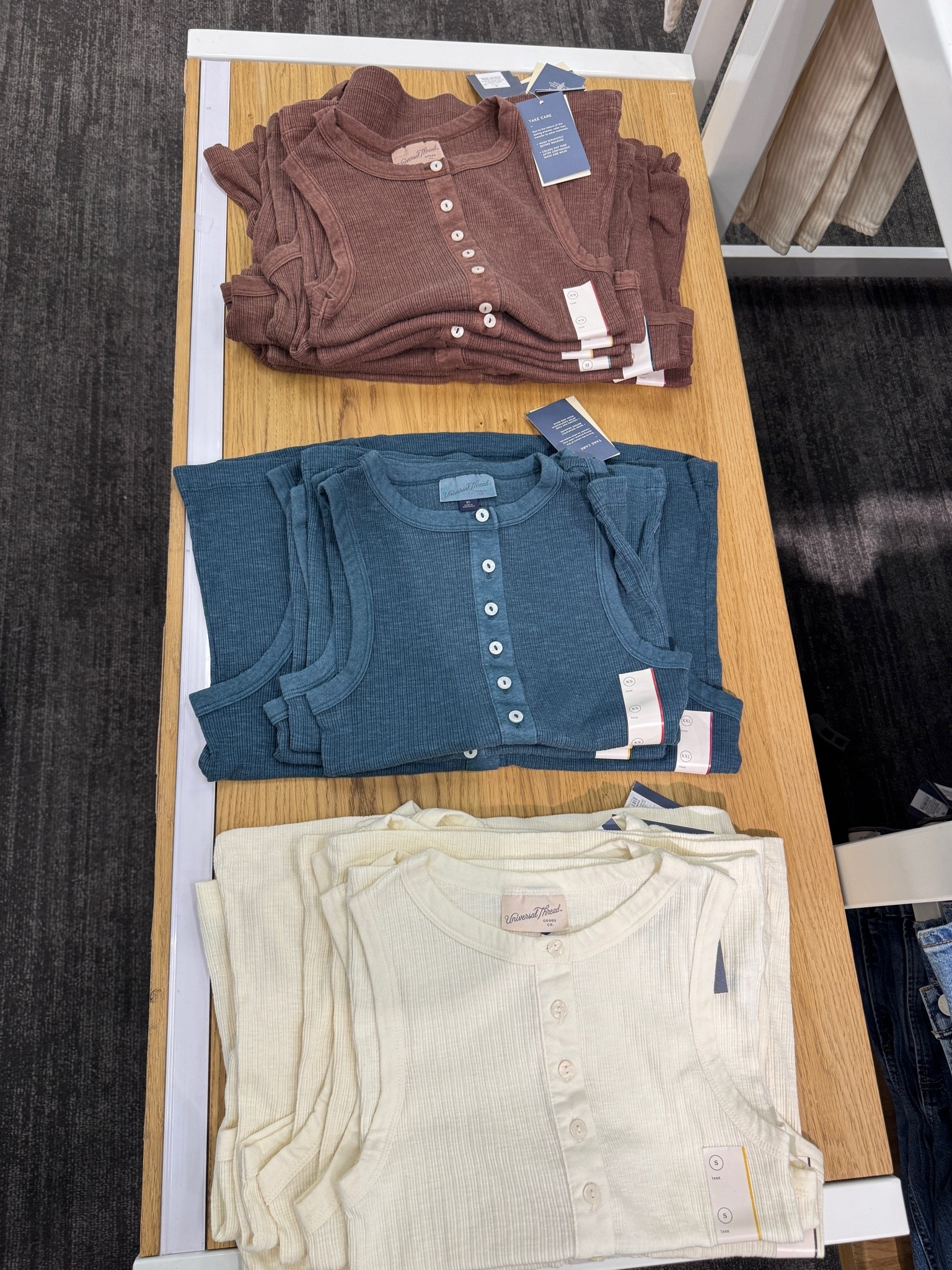 @target #ad #sponsored

Affordable basics that came home with me. I got the cream and brown in a size M