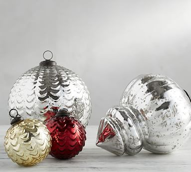 Antique Mercury Ornaments | Pottery Barn (US)