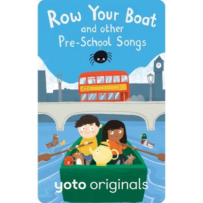 Yoto Row Your Boat and Other Pre-School Songs Audio Card: Learning System Software for Yoto Playe... | Target