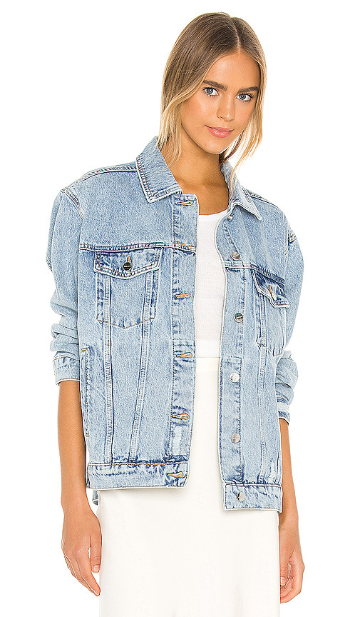 ANINE BING BLOUSON RORY en Vintage Blue. Taille M | Revolve Clothing (Global)