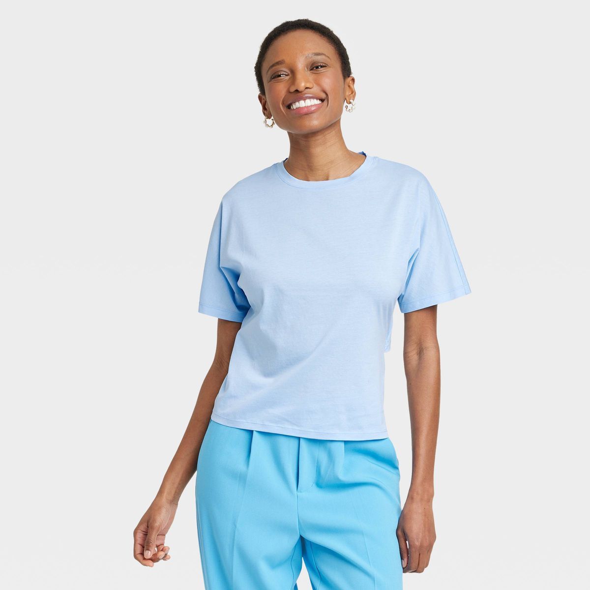 Women's Short Sleeve Bow T-Shirt - A New Day™ | Target