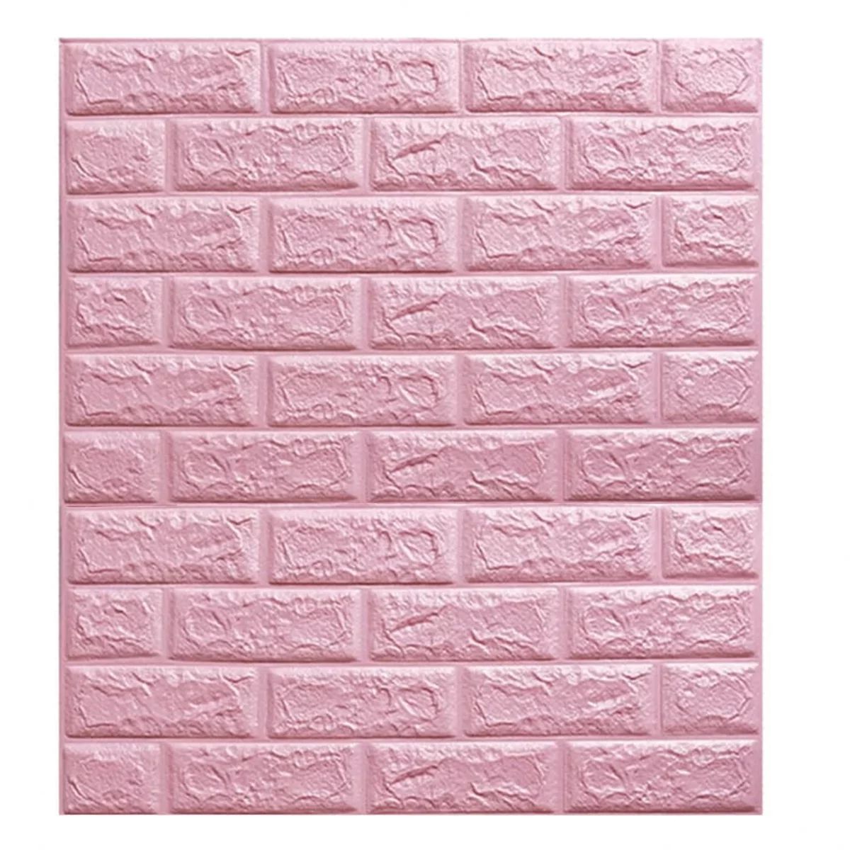 10Pcs 28x30 inch 3D Wall Sticker, Waterproof Foam Peel and Stick Tile Brick Wallpaper Wall Panels... | Walmart (US)