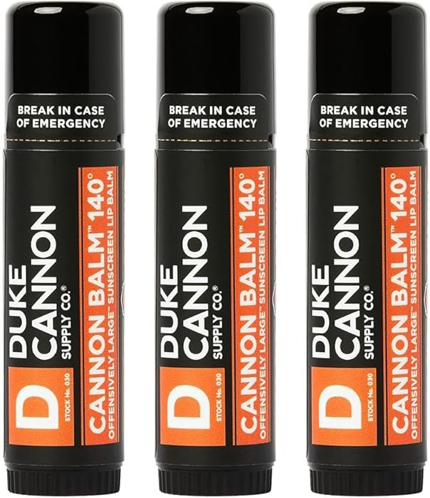 Duke Cannon Supply Co. Tactical Lip Protectant Cannon Balm 140° - (Blood Orange Mint Flavored) S... | Amazon (US)
