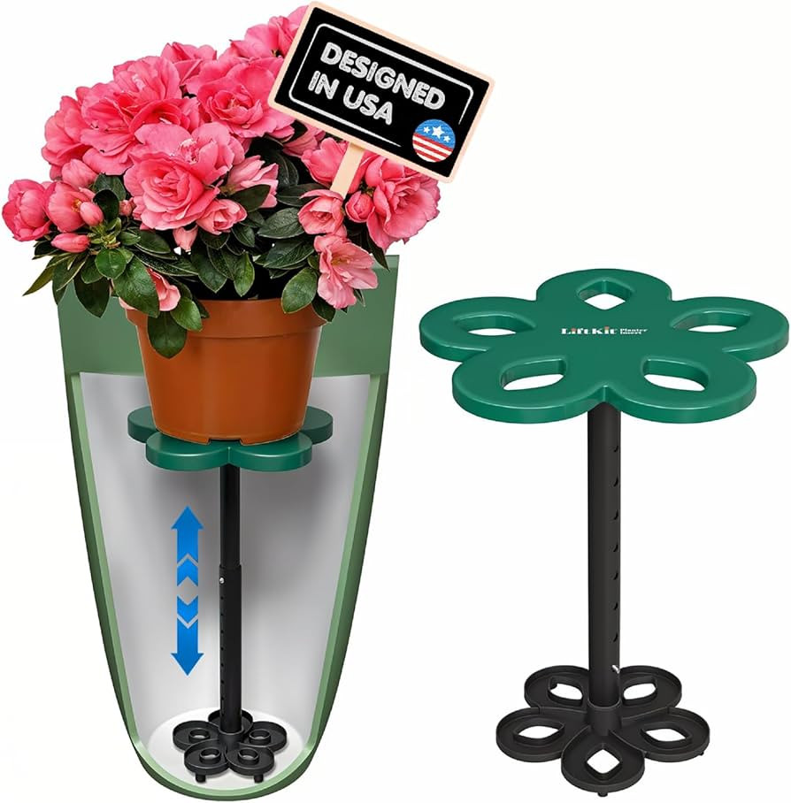 Tall Tapered Plant Riser Fill Bottom of Tall Flower Pots and Large Plant Containers | Indoor and ... | Amazon (US)