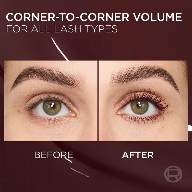 L'Oreal Paris Voluminous Panorama Mascara, Burgundy Cashmere Washable 707, 0.33 fl oz | Walmart (US)