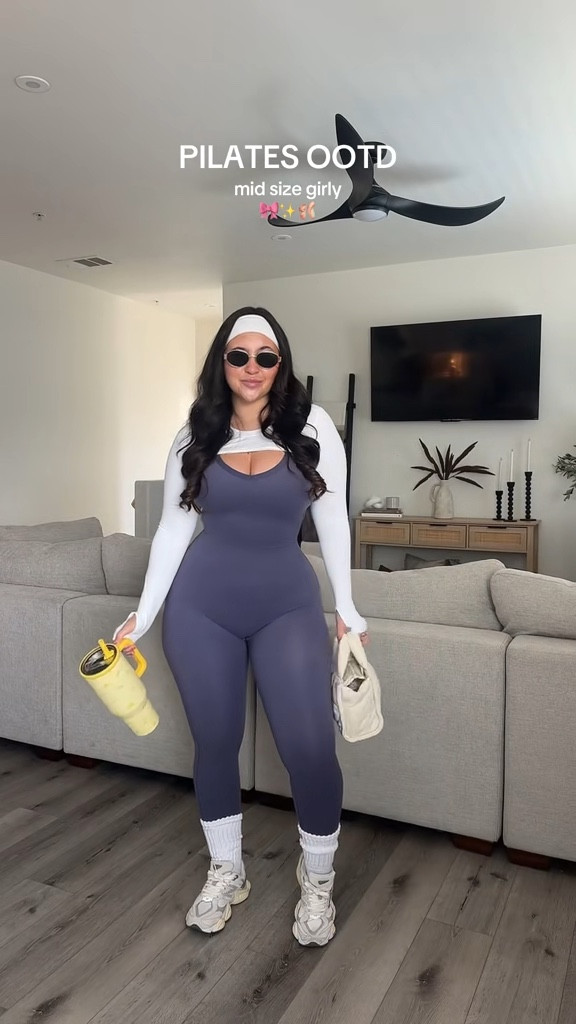 Wearing a size M 
Code: MADI to save 🩷

#gymoutfit #pilates 

#LTKFitness #LTKActive