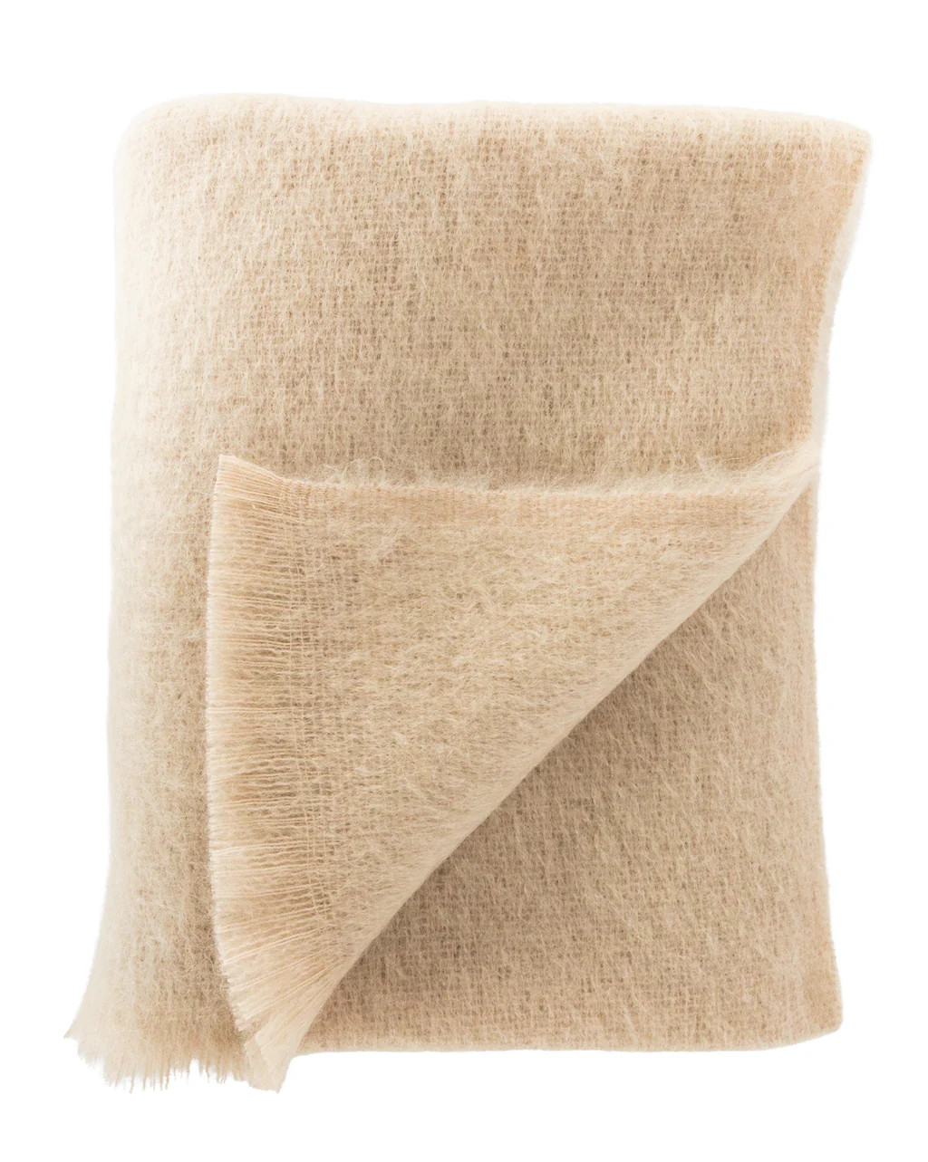 Dusty Rose Mohair Throw | McGee & Co.