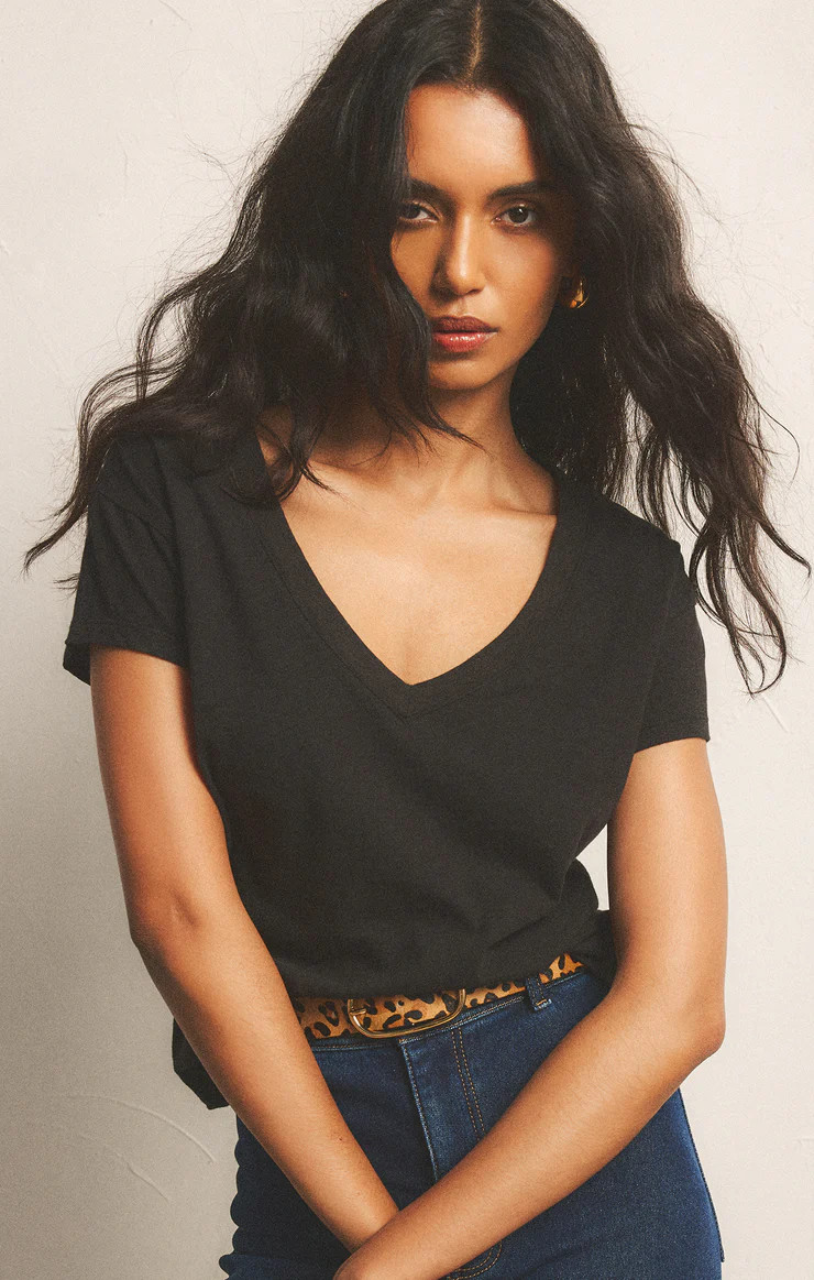 Modern Jersey Slub V-Neck Tee | Z Supply