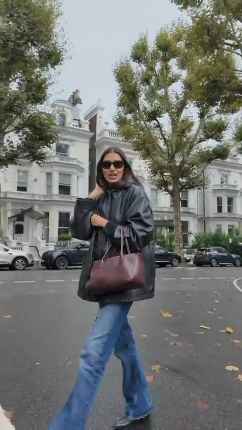 You guys asked to keep the realistic street style videos coming. I’ve been in this look since 7:30am. So comfy, weather appropriate but elevated. What do we think? 🌧️ 🖤

Autumn Style, Rainy Day Wear, Rainy Outfit, Leather Jacket, Jeans, Heeled Boots, Cashmere Jumper 

#LTKeurope #LTKautumn #LTKuk