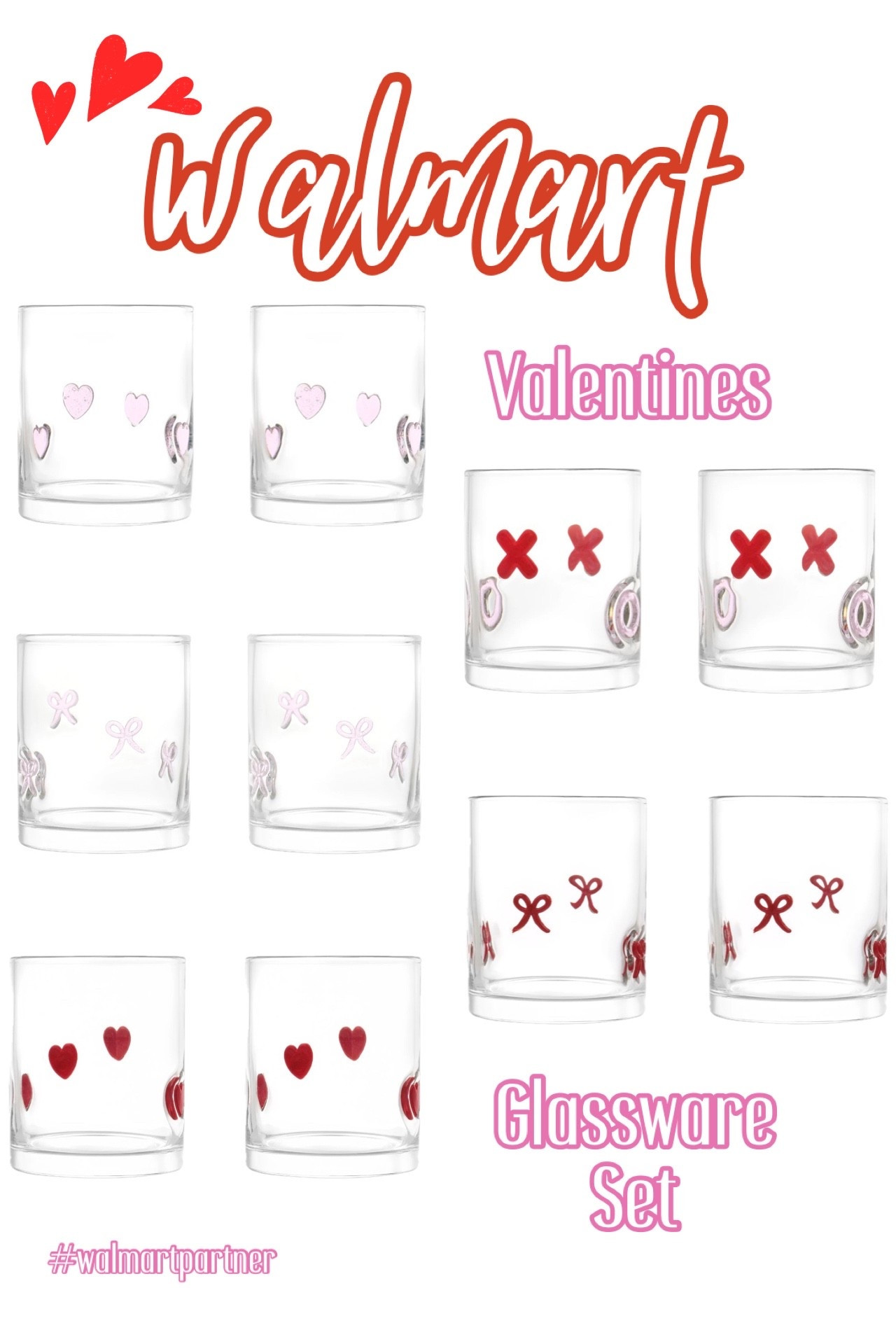 Thyme & Table 12 fl oz Valentine's Day Drinking Glasses, Set of 2

#LTKFindsUnder50 #LTKHome